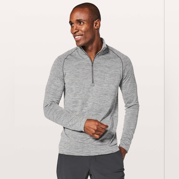 Lululemon Metal Vent Tech 1/2 Zip Long Sleeve Pullover Slate Gray - Picture 1 of 8